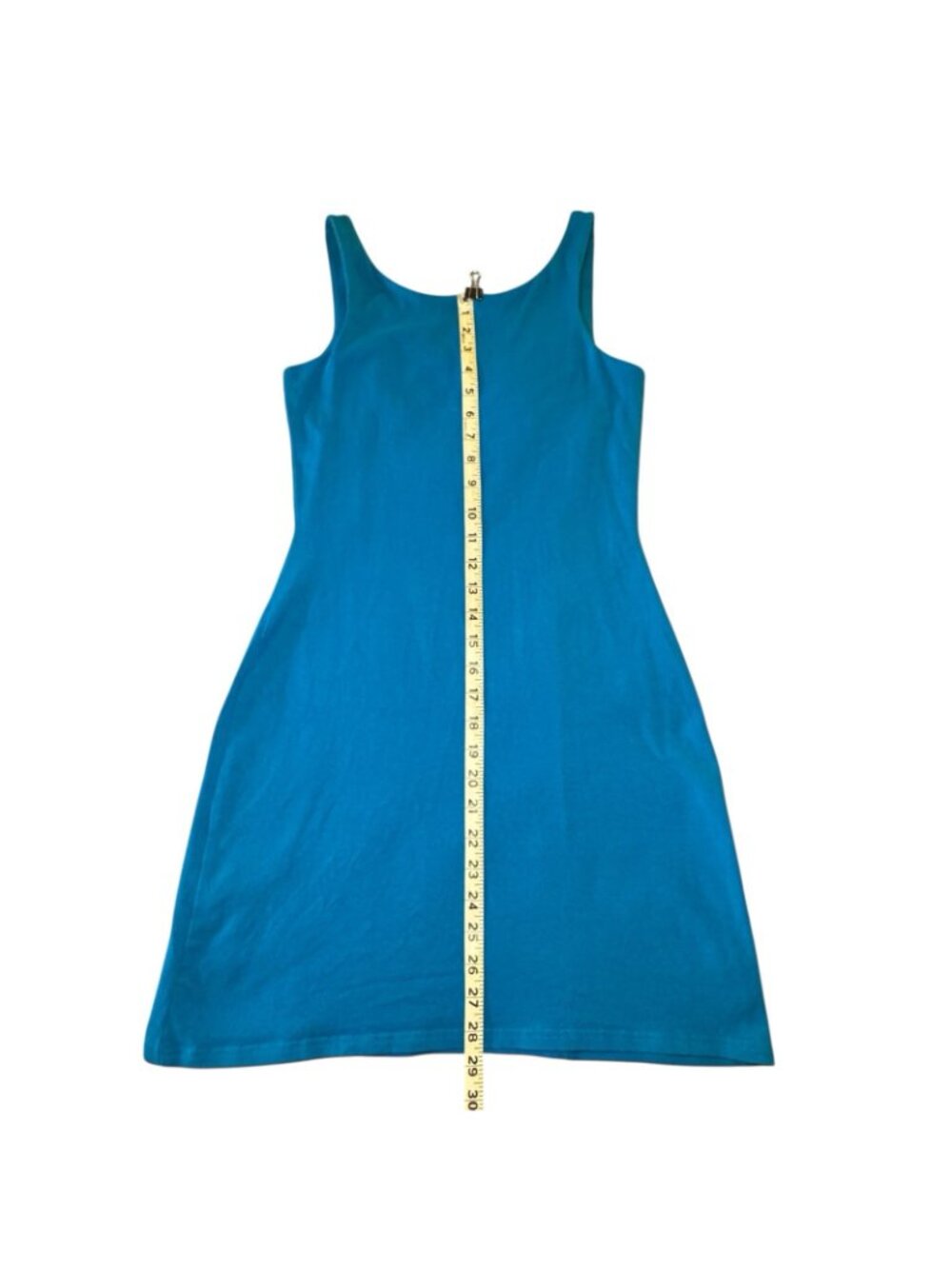 Victoria’s Secret Moda International Y2K Small Teal Blue Bodycon Dress - Picture 11 of 15